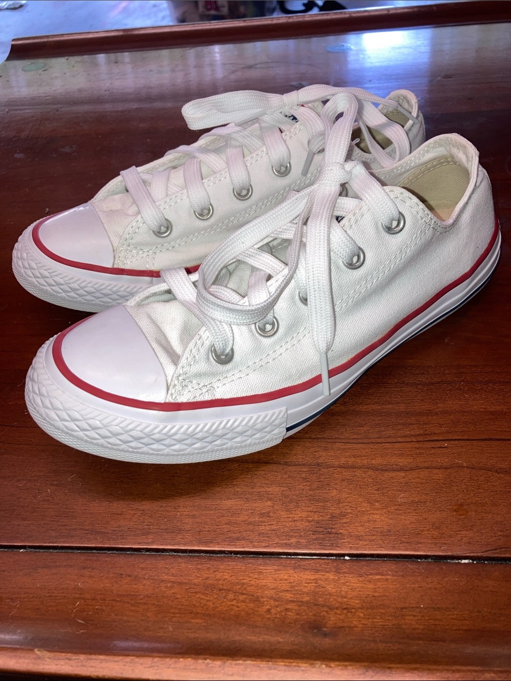 Converse Size 3 big Kids   All Star  White